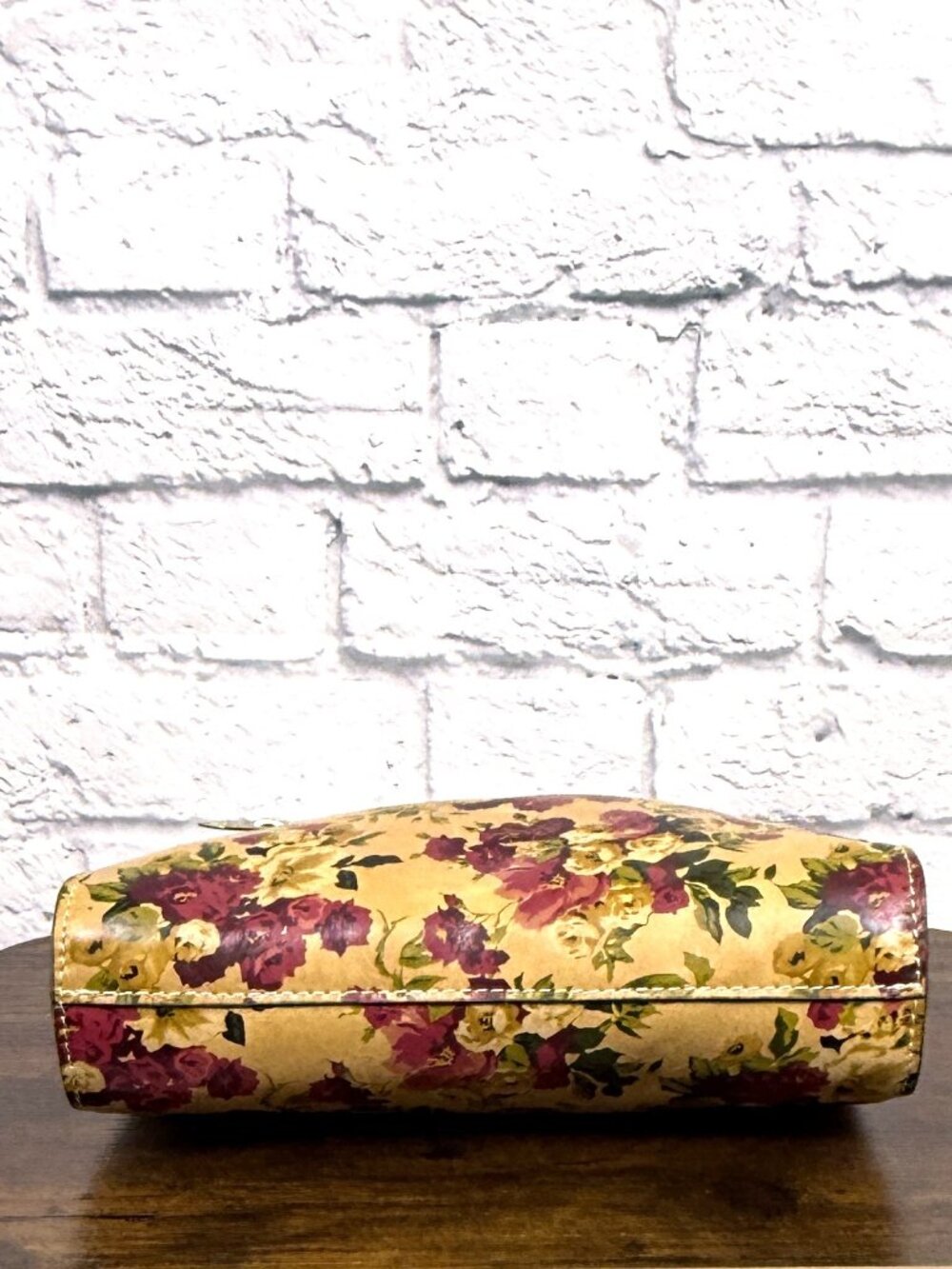 Patricia Nash Apricale Antique Rose Leather Floral Purse - Shoulder/Wristlet - Picture 4 of 7
